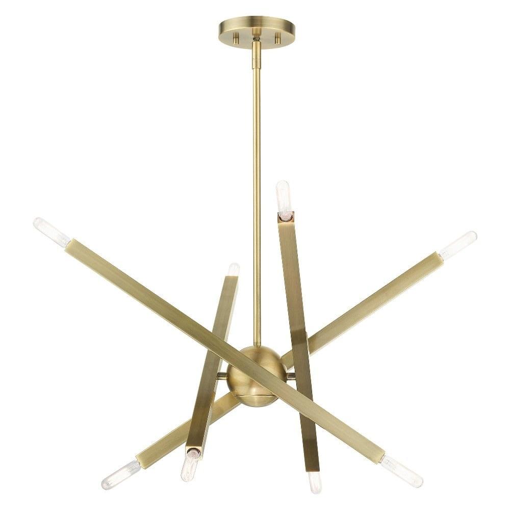 Mercury Row® Lydia 8 - Light Dimmable Modern Linear Chandelier