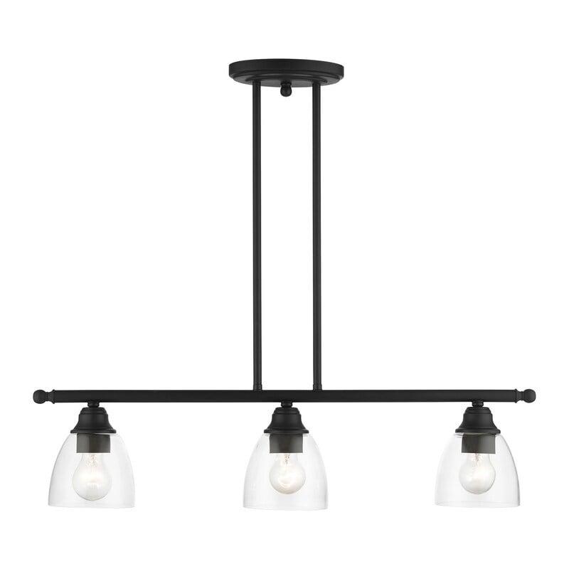 Livex Lighting Montgomery 3 - Light Chandelier in  Black