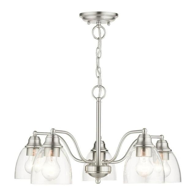 Livex Lighting Montgomery 5 - Light Chandelier in  Brushed Nickel