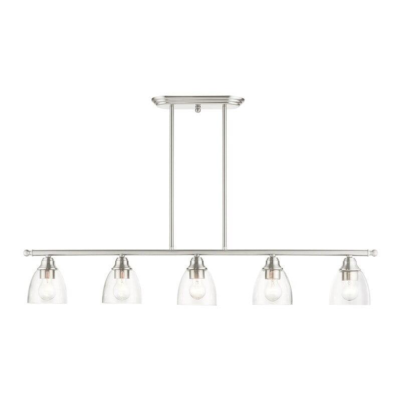 Livex Lighting Montgomery 5 - Light Chandelier in  Brushed Nickel