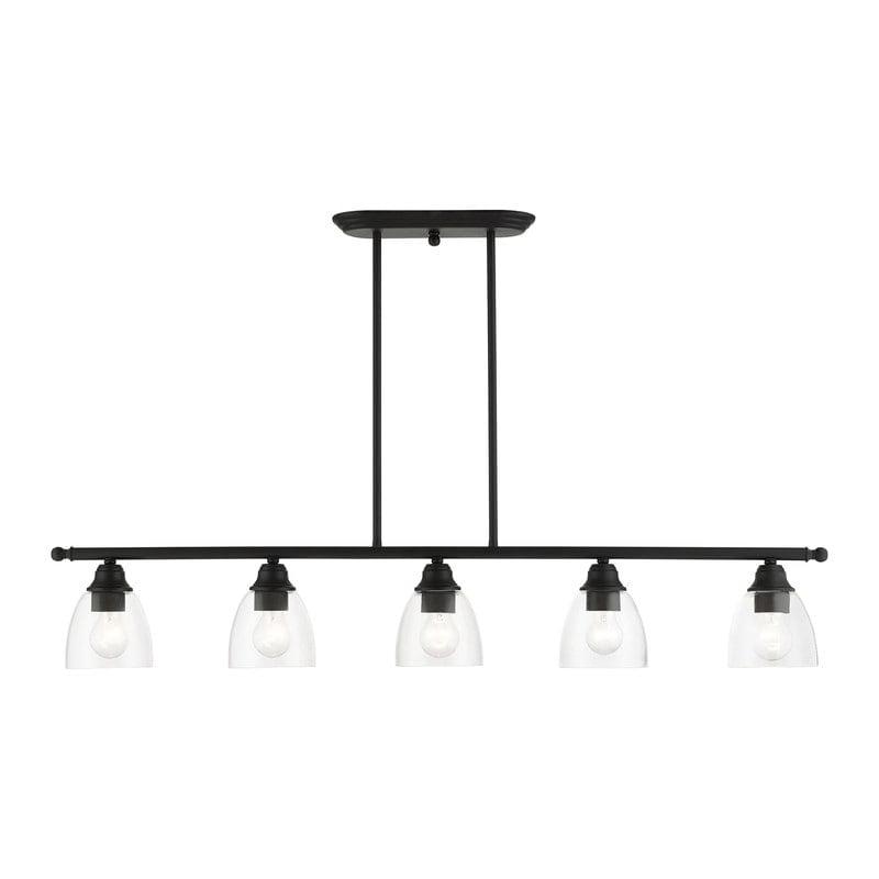 Livex Lighting Montgomery 5 - Light Chandelier in  Black