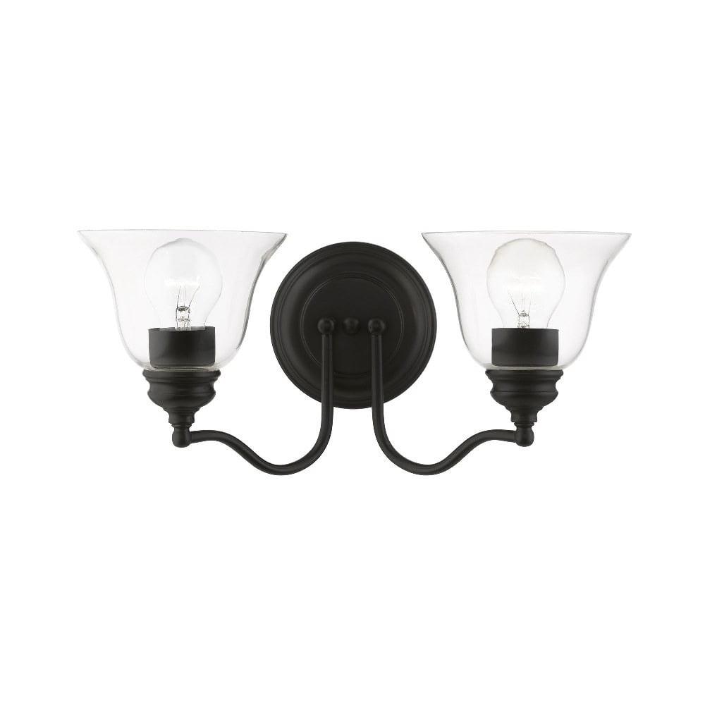Livex Lighting Moreland 2 - Light Vanity in  Black