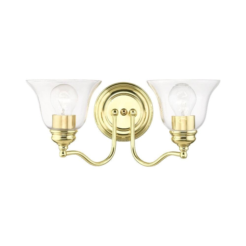Livex Lighting Moreland 2 - Light Vanity in  Polished Brass