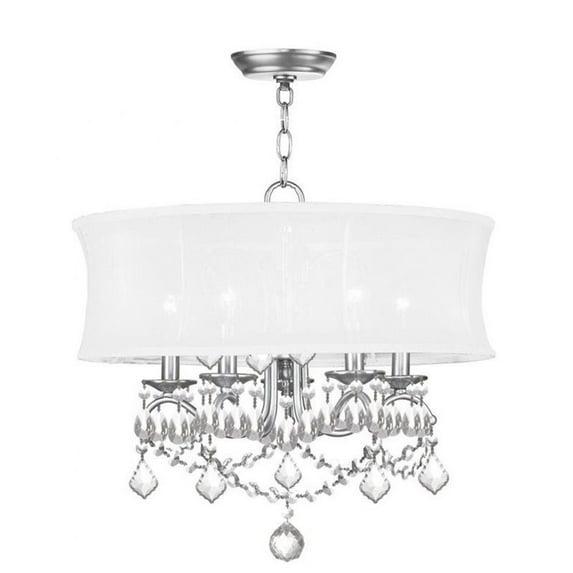 Livex Lighting Newcastle 5 - Light Chandelier in  Brushed Nickel