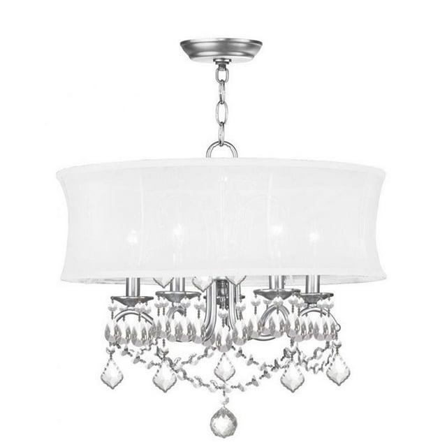 Livex Lighting Newcastle 5 - Light Chandelier in  Brushed Nickel