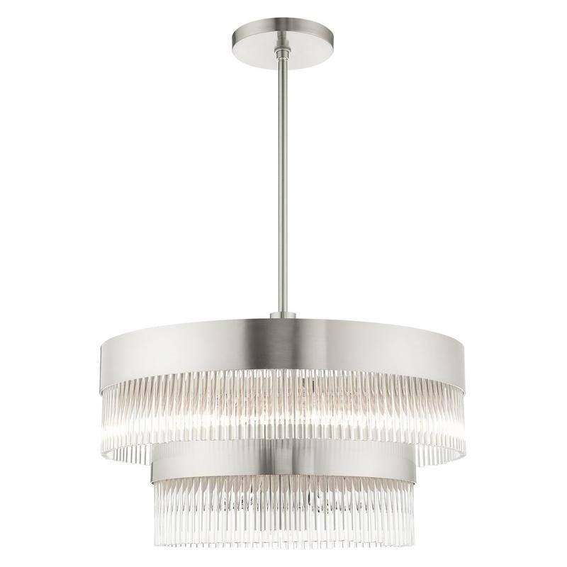 Livex Lighting - Norwich - 7 Light Chandelier in Modern Style - 24 Inches wide