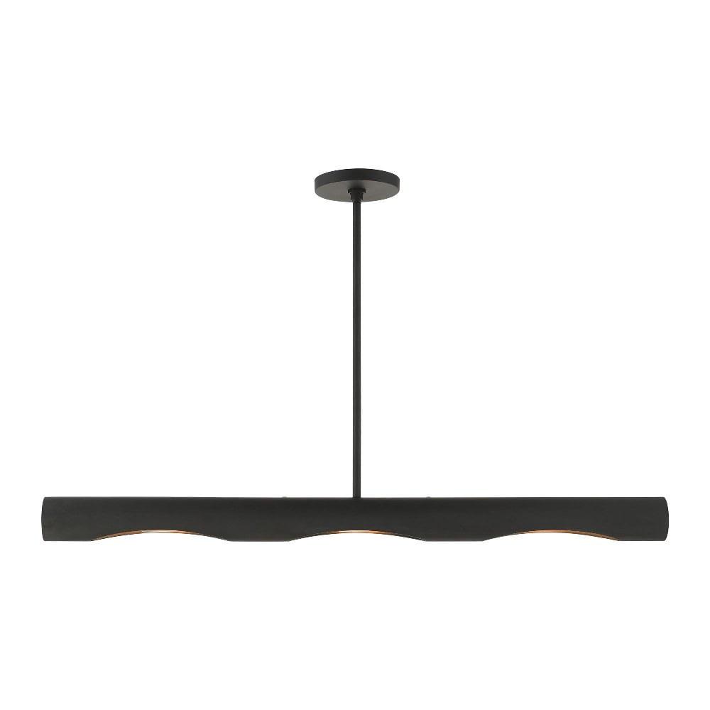 Livex Lighting Novato 3 - Light Chandelier in  Black