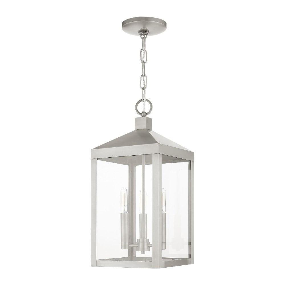 Livex Lighting Nyack 3 - Light Pendant in  Brushed Nickel