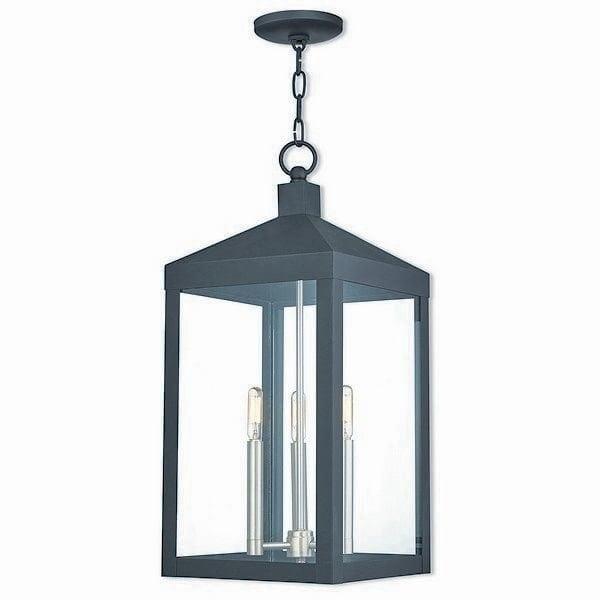 Livex Lighting Nyack 3 - Light Pendant in  Black