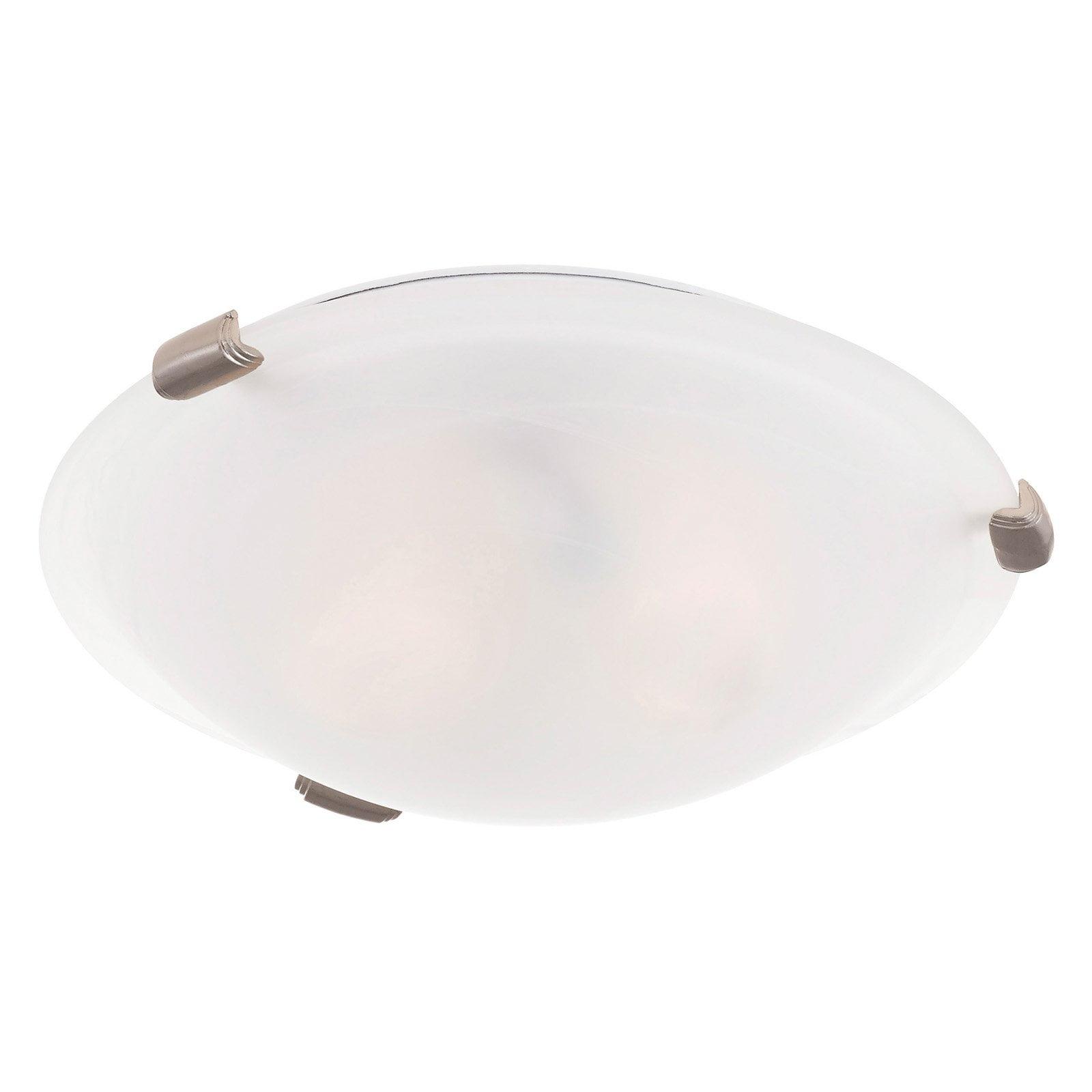 Livex Lighting Oasis 2 - Light Flush Mount in  Brushed Nickel