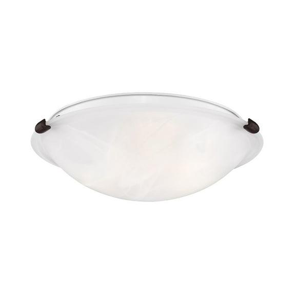 Livex Lighting Oasis 3 - Light Flush Mount in Bronze