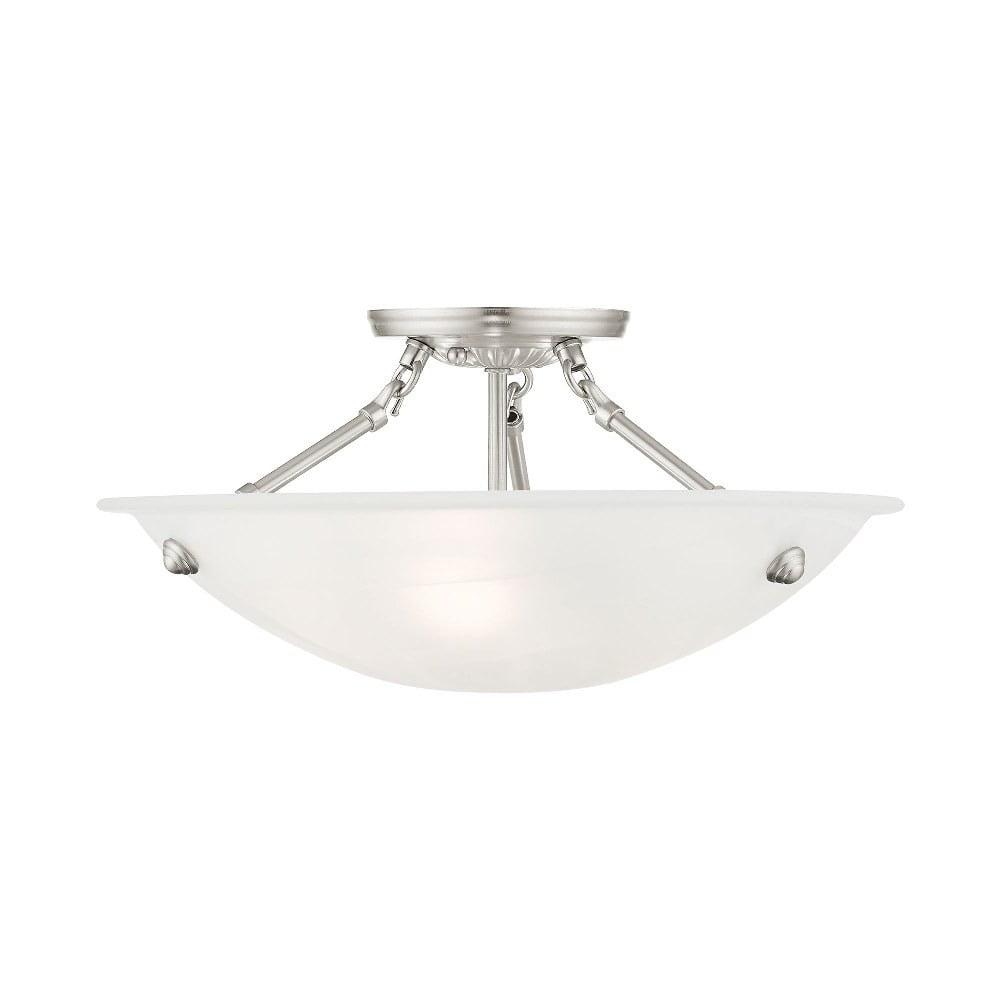 Livex Lighting - Oasis - 3 Light Flush Mount in Contemporary Style - 16 Inches