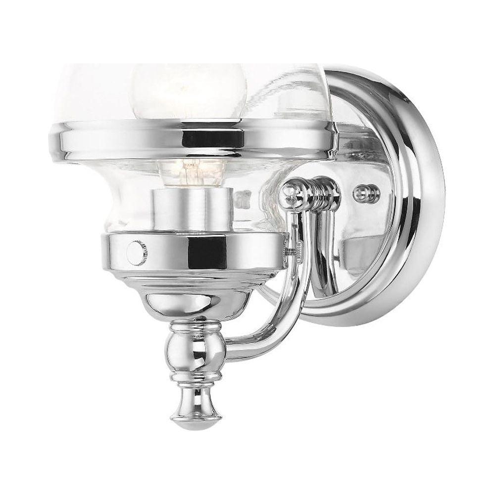 Livex Lighting Oldwick 1 - Light Vanity in  Polished Chrome