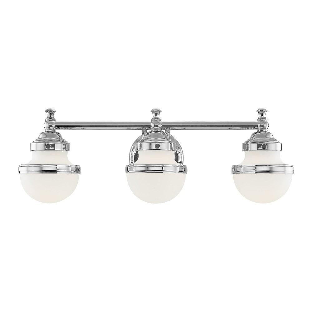 Livex Lighting Oldwick 3 - Light Vanity in  Polished Chrome