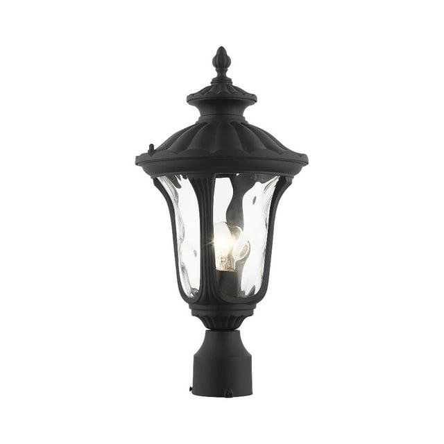Livex Lighting Oxford 1 - Light Post Light in  Textured Black