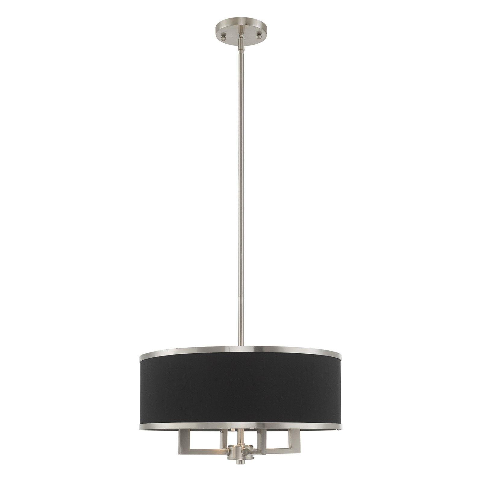 Livex Lighting Park Ridge 4 - Light Chandelier in  Brushed Nickel