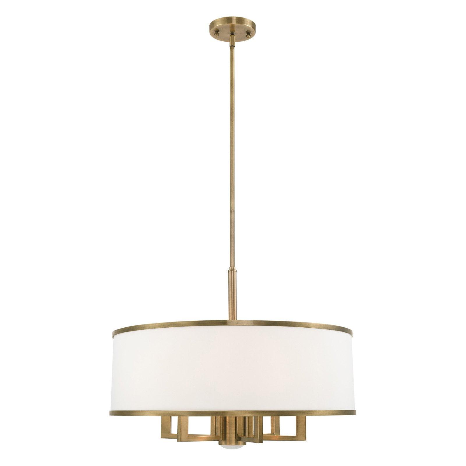 Livex Lighting Park Ridge 6 - Light Chandelier in  Antique Brass