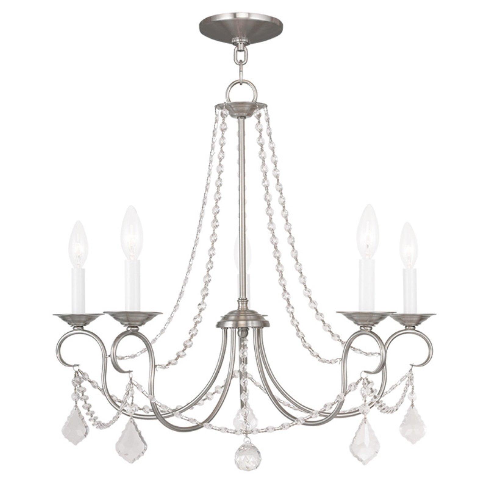 Livex Lighting Pennington 5 - Light Chandelier in  Brushed Nickel