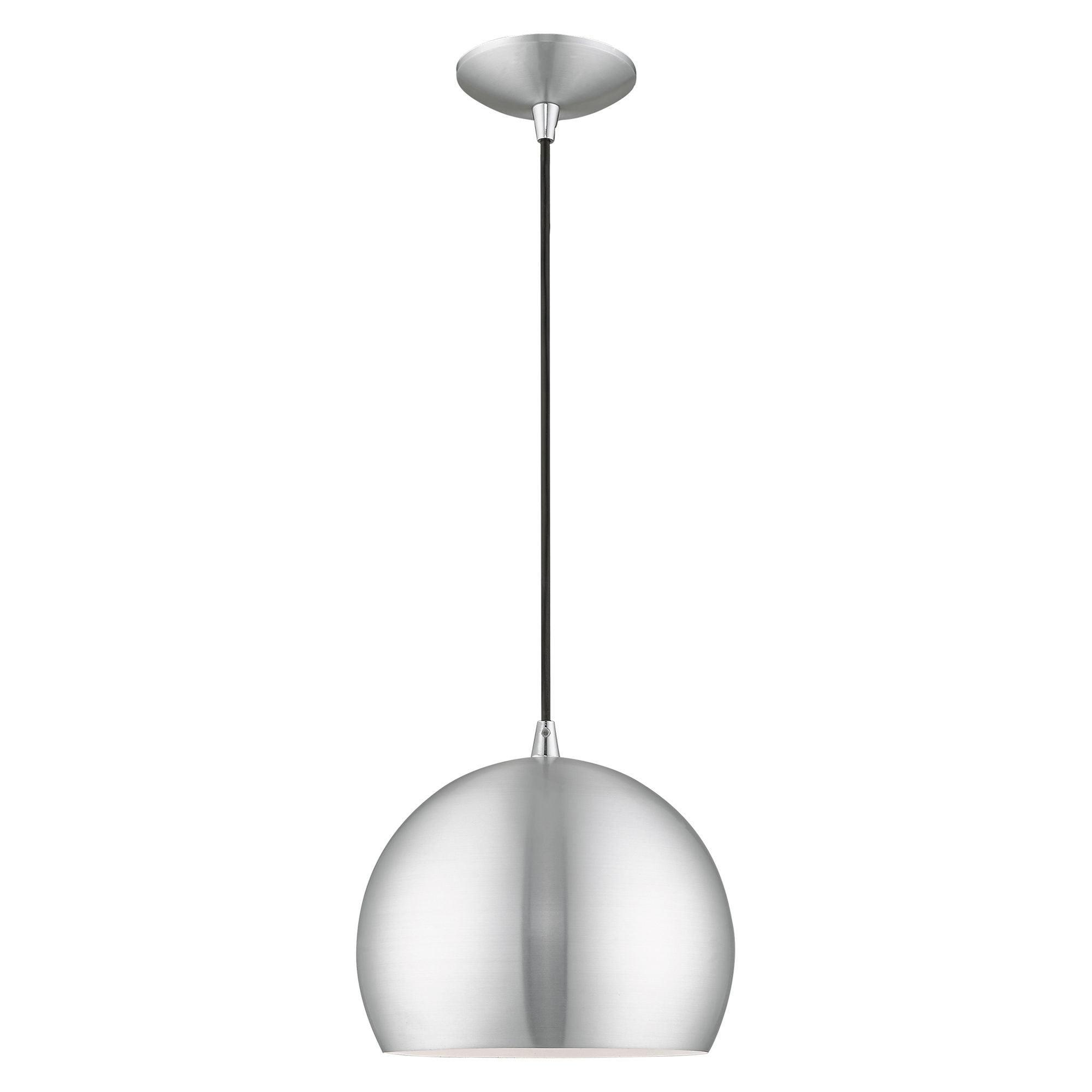 Schultz Single Light Metal Dimmable Pendant