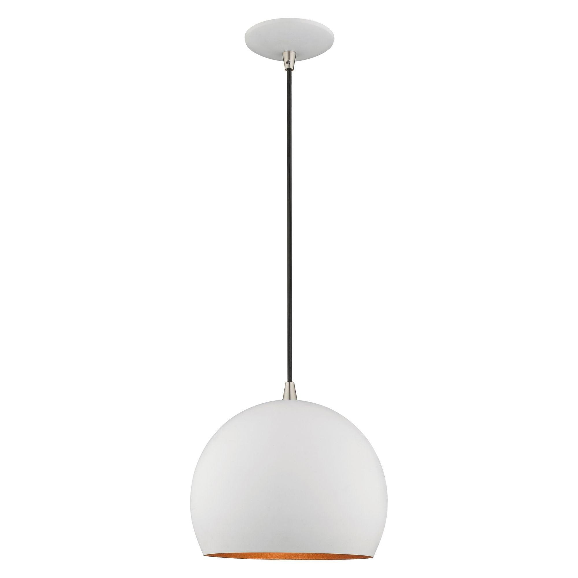 Schultz Single Light Metal Dimmable Pendant