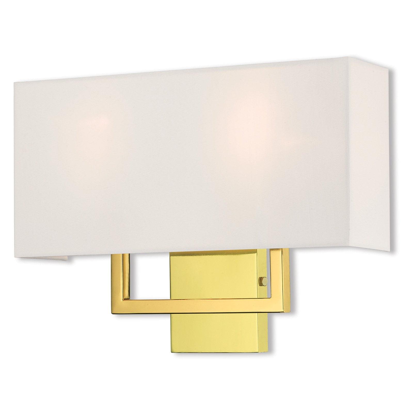 Livex Lighting Pierson 2 - Light Wall Light in  Polished Brass