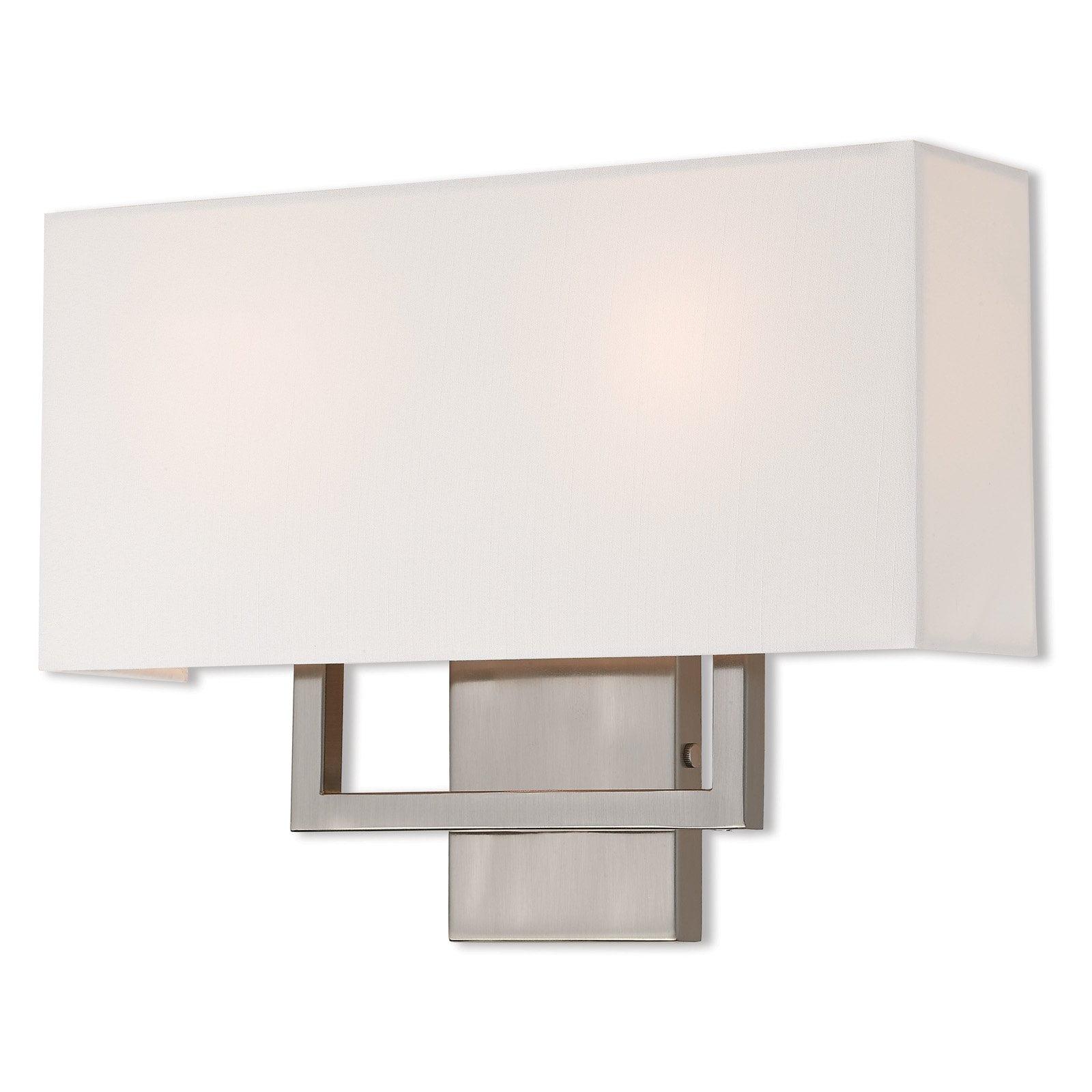 Pierson Brushed Nickel 2-Light ADA Compliant Wall Sconce