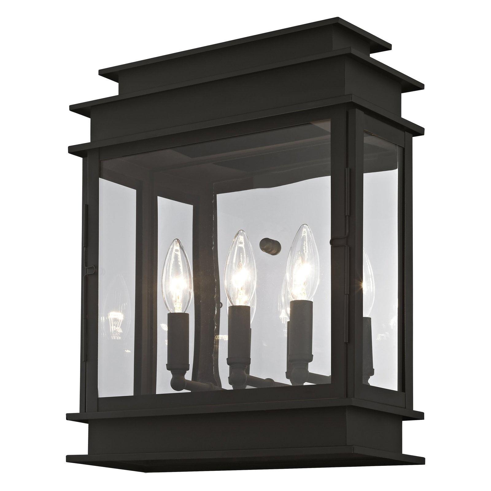 Livex Lighting Princeton 3 - Light Wall Light in  Black