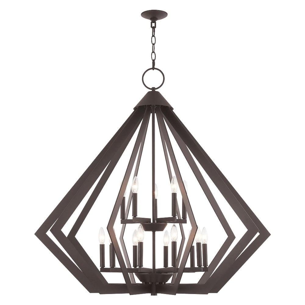 Livex Lighting - Prism - 15 Light Foyer Chandelier in Contemporary Style - 42