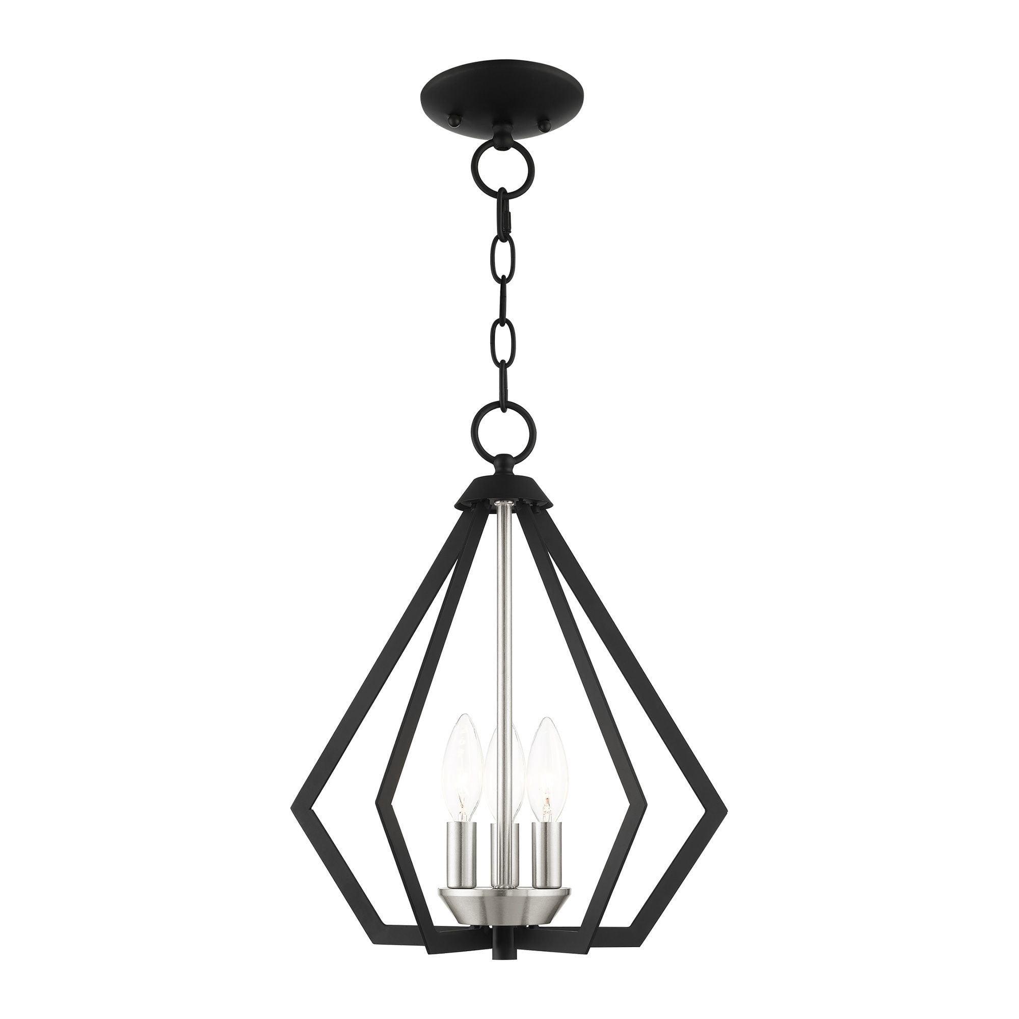 Livex Lighting Prism 3 - Light Chandelier in  Black