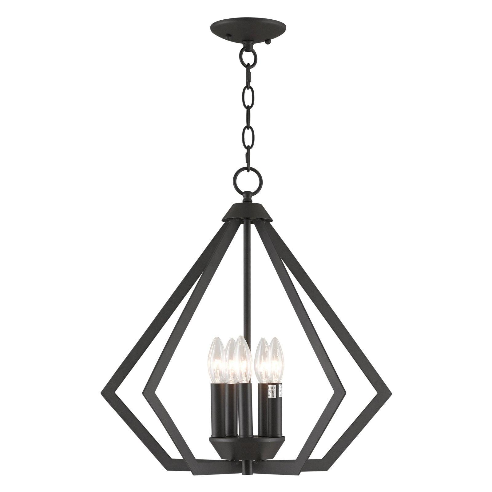 Livex Lighting Prism 5 - Light Chandelier in  Bronze