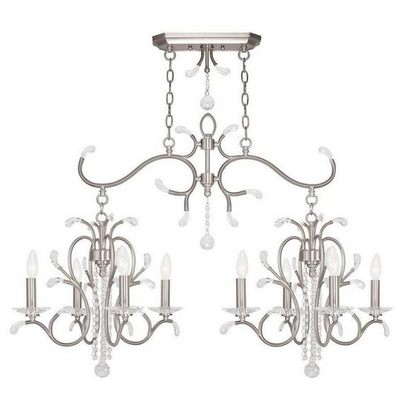 Livex Lighting Serafina 8 - Light Chandelier in  Hand Applied Venetian Golden Bronze