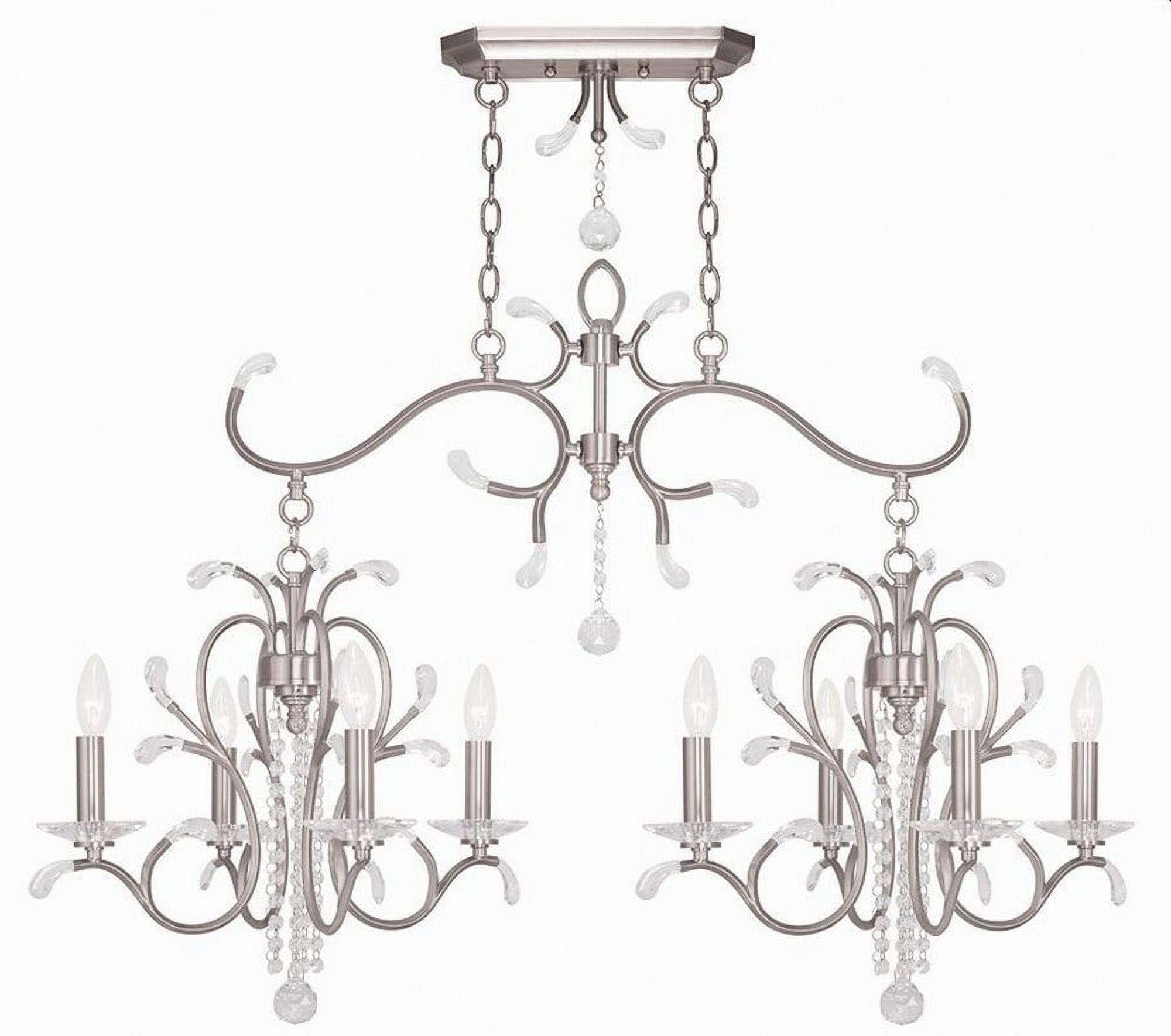 House of Hampton® Everlea 8 - Light Dimmable Linear Chandelier