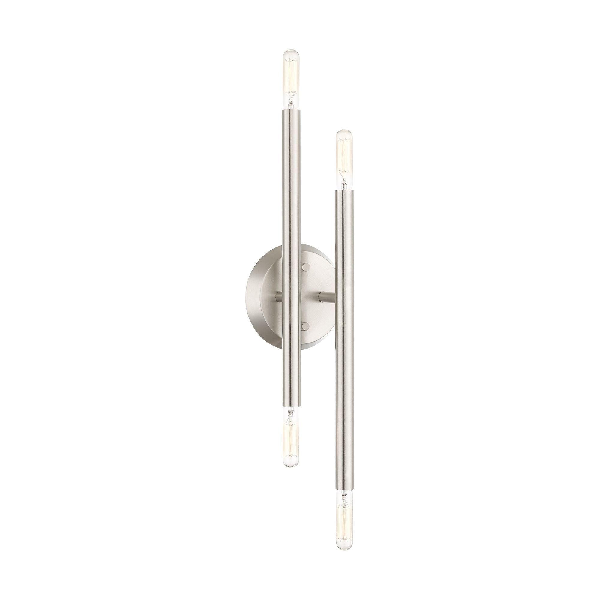 Livex Lighting Soho 4 - Light Wall Light in  Brushed Nickel