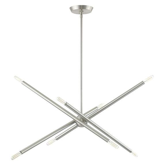 Livex Lighting Soho 8 - Light Chandelier in  Brushed Nickel