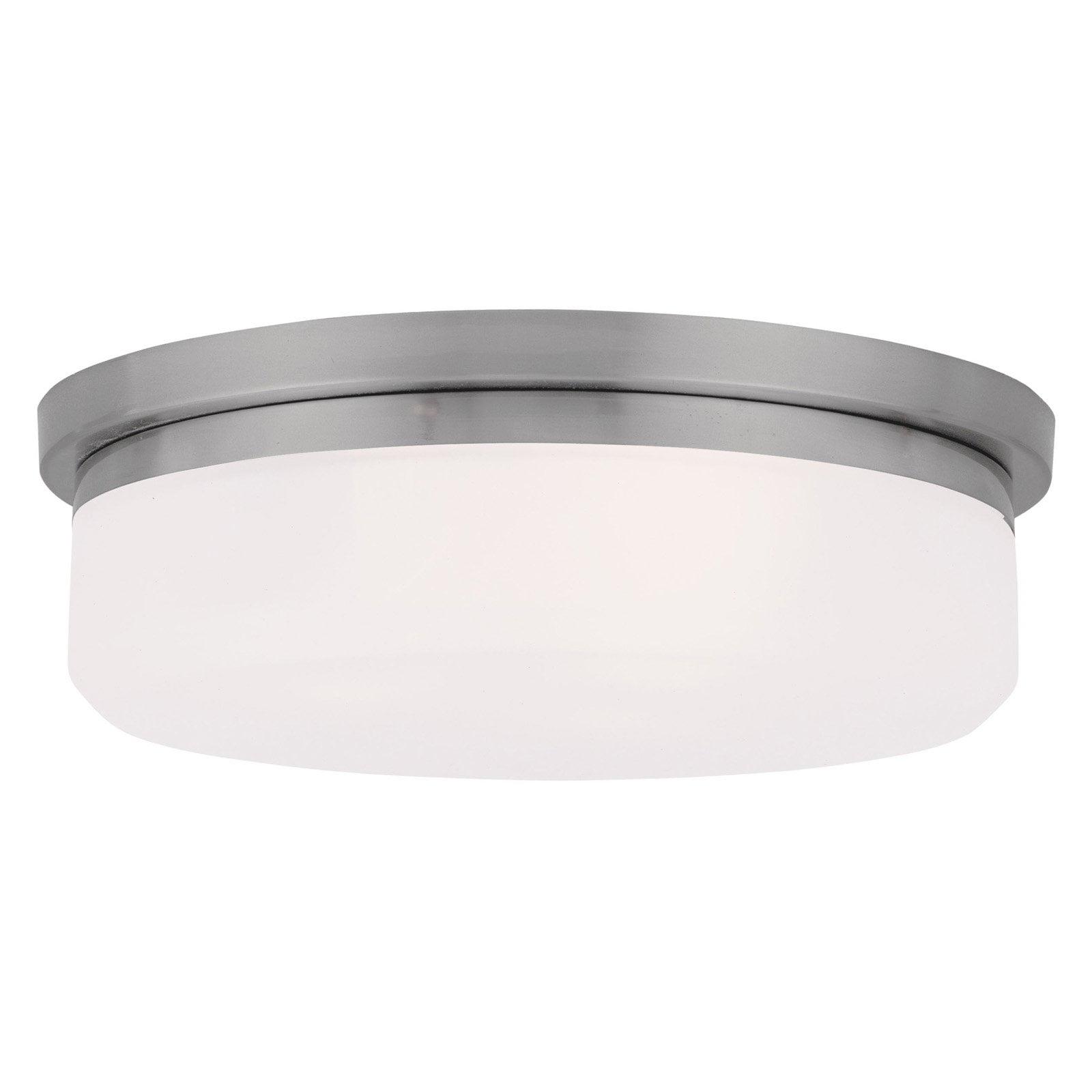 Livex Lighting Stratus 2 - Light Flush Mount in  Brushed Nickel