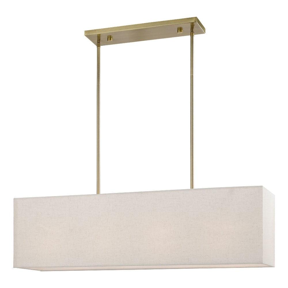 Livex Lighting Summit 4 - Light Chandelier in  Antique Brass