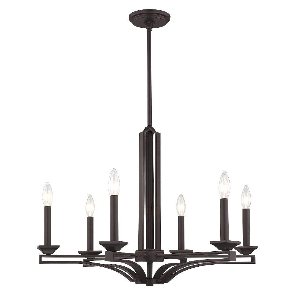 Livex Lighting Trumbull 6 - Light Chandelier in  Bronze