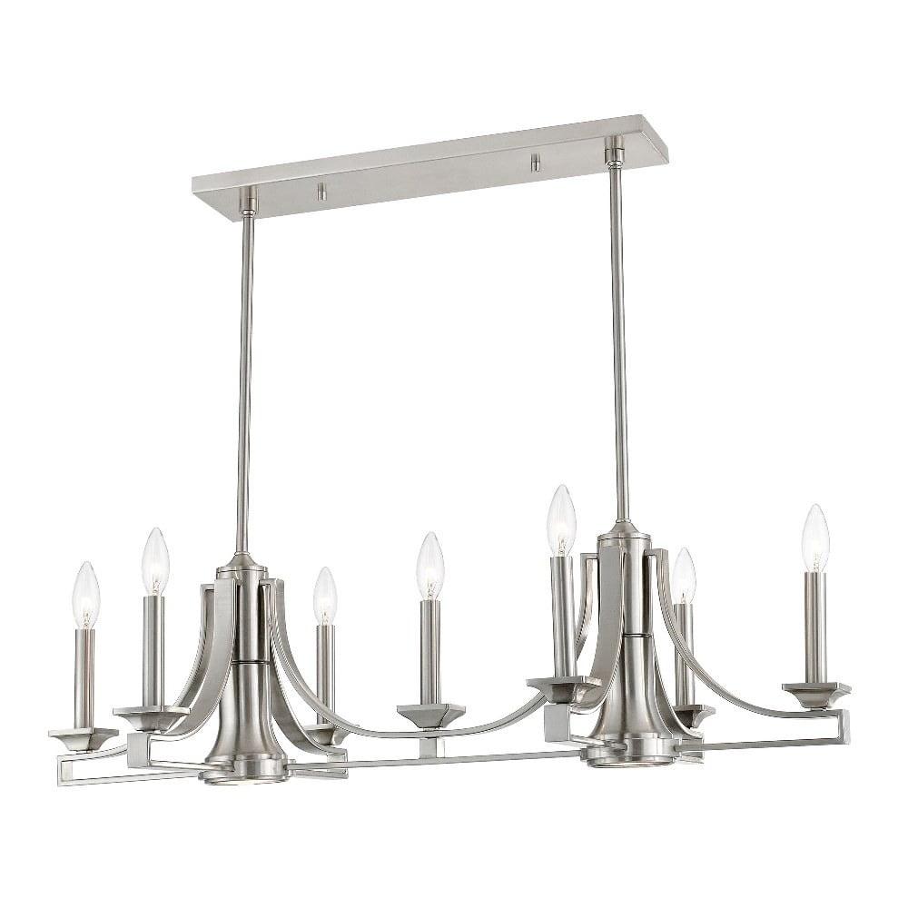 Livex Lighting - Trumbull - 9 Light Linear Chandelier in New Traditional Style -