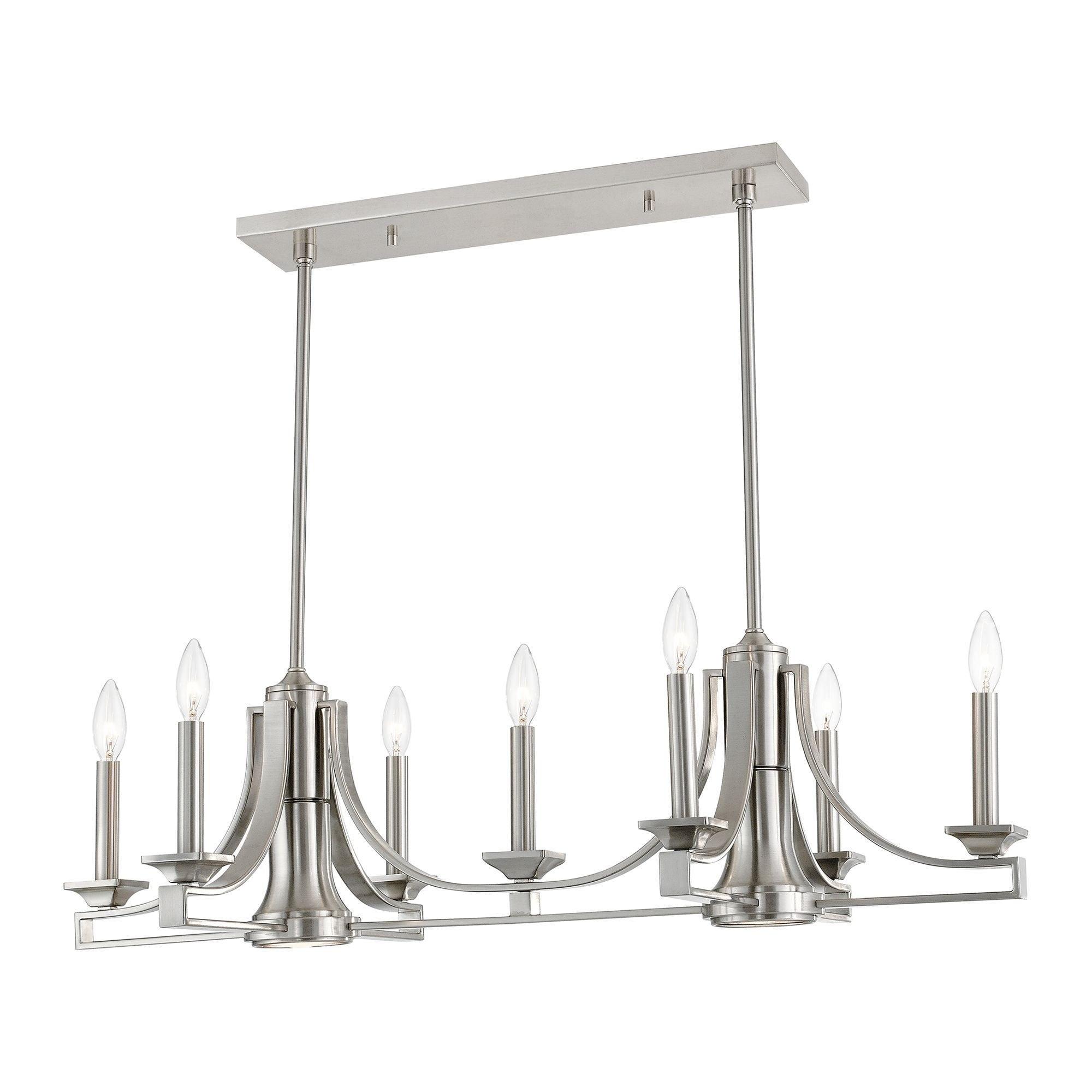 Livex Lighting - Trumbull - 9 Light Linear Chandelier in New Traditional Style -