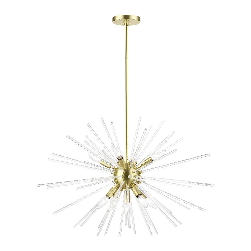 Livex Lighting Utopia 9 - Light Pendant in  Satin Brass