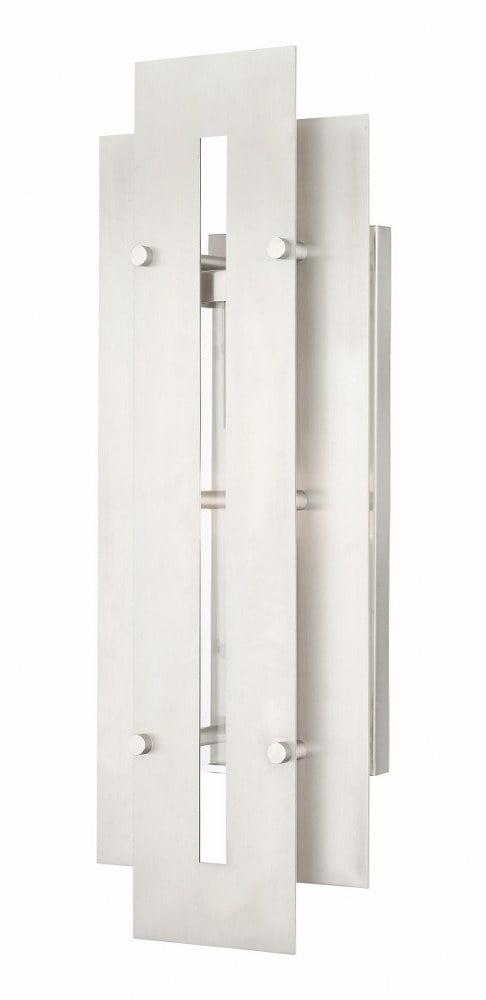Livex Lighting Utrecht 1 - Light Wall Light in  Brushed Nickel
