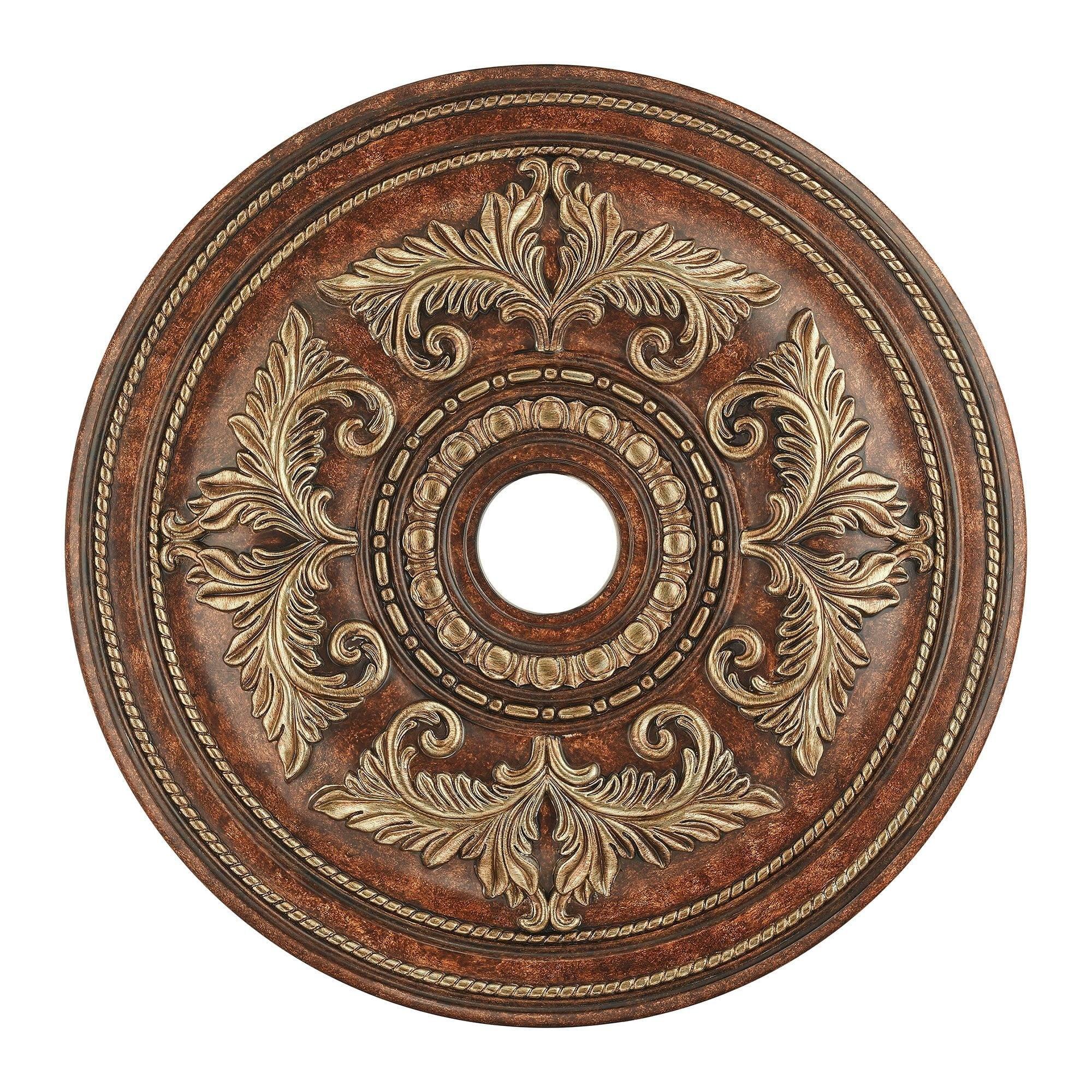 8210-63-Livex Lighting-Versailles - Ceiling Medallion in Style - 30.5 Inches wide by 1.5 Inches high-Verona Bronze Finish