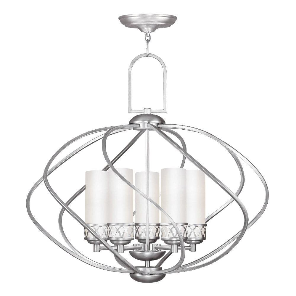 Livex Lighting Westfield 5 - Light Chandelier in Brushed Nickel