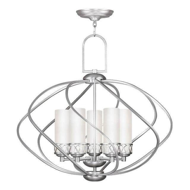 Livex Lighting Westfield 5 - Light Chandelier in Brushed Nickel