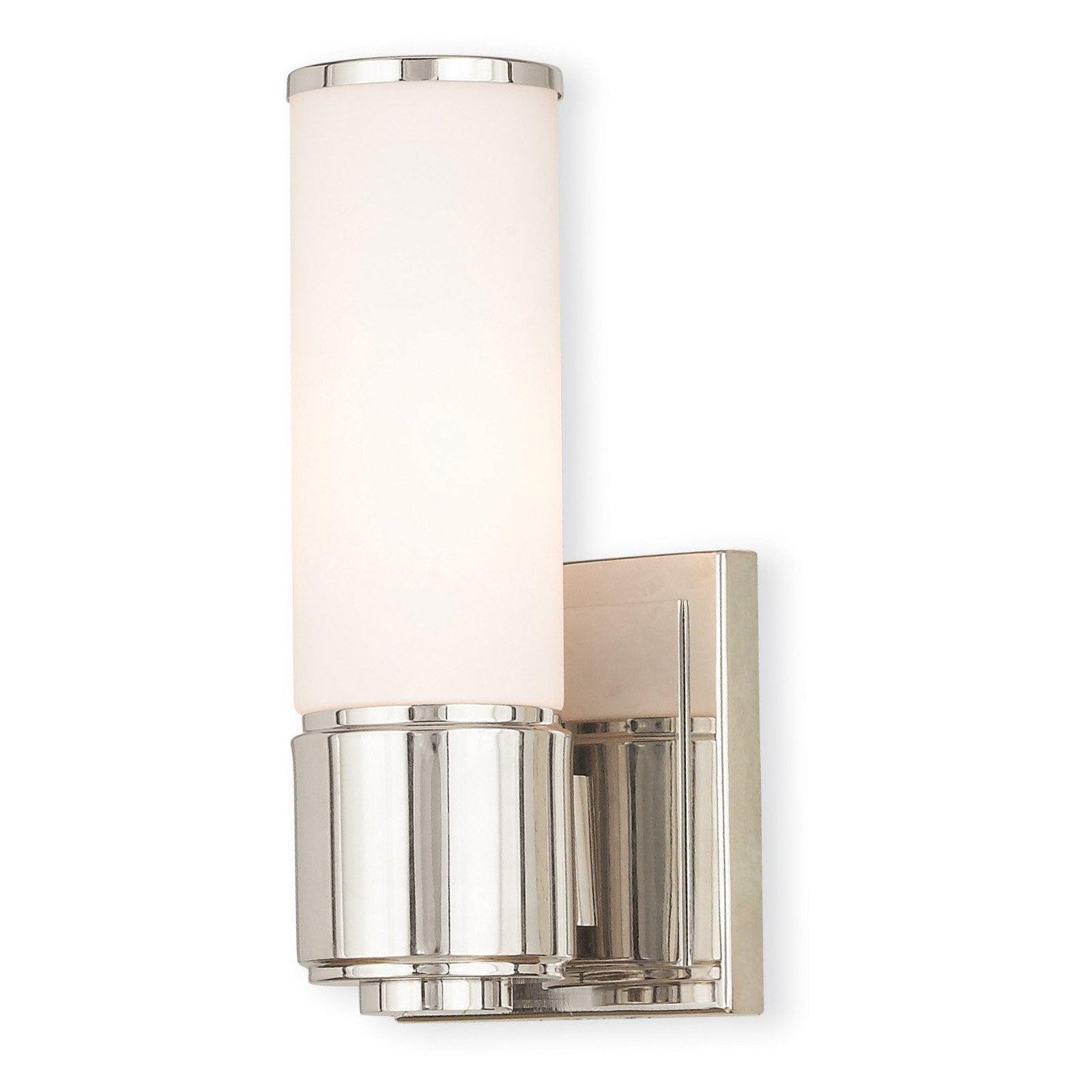 Livex Lighting Weston 1 - Light Vanity in  Polished Nickel