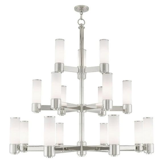 Livex Lighting - Weston - 17 Light Foyer Chandelier in Contemporary Style - 44