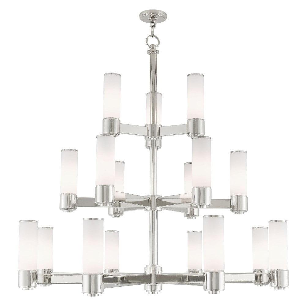 Livex Lighting - Weston - 17 Light Foyer Chandelier in Contemporary Style - 44