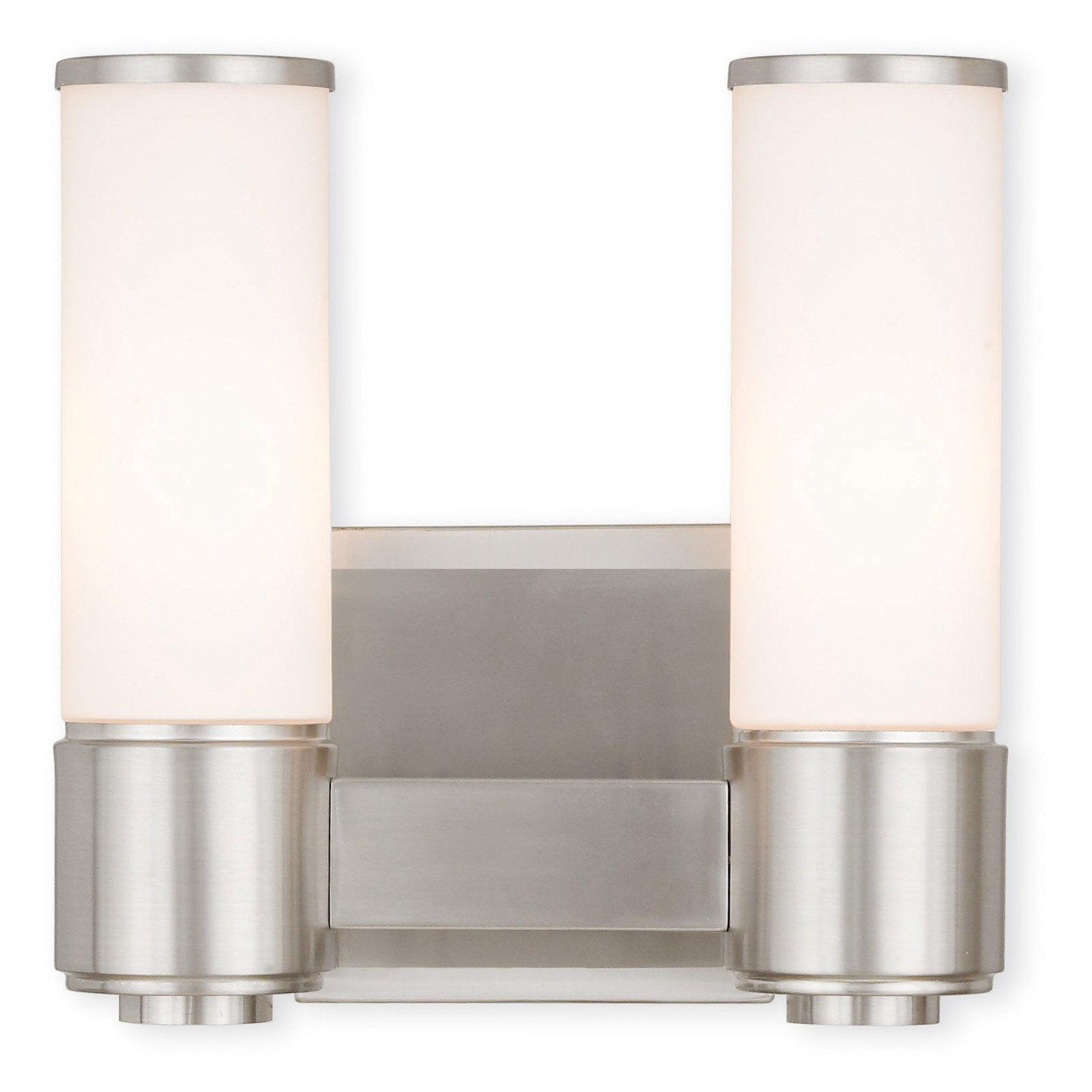 Livex Lighting Weston 2 - Light Vanity in  Brushed Nickel