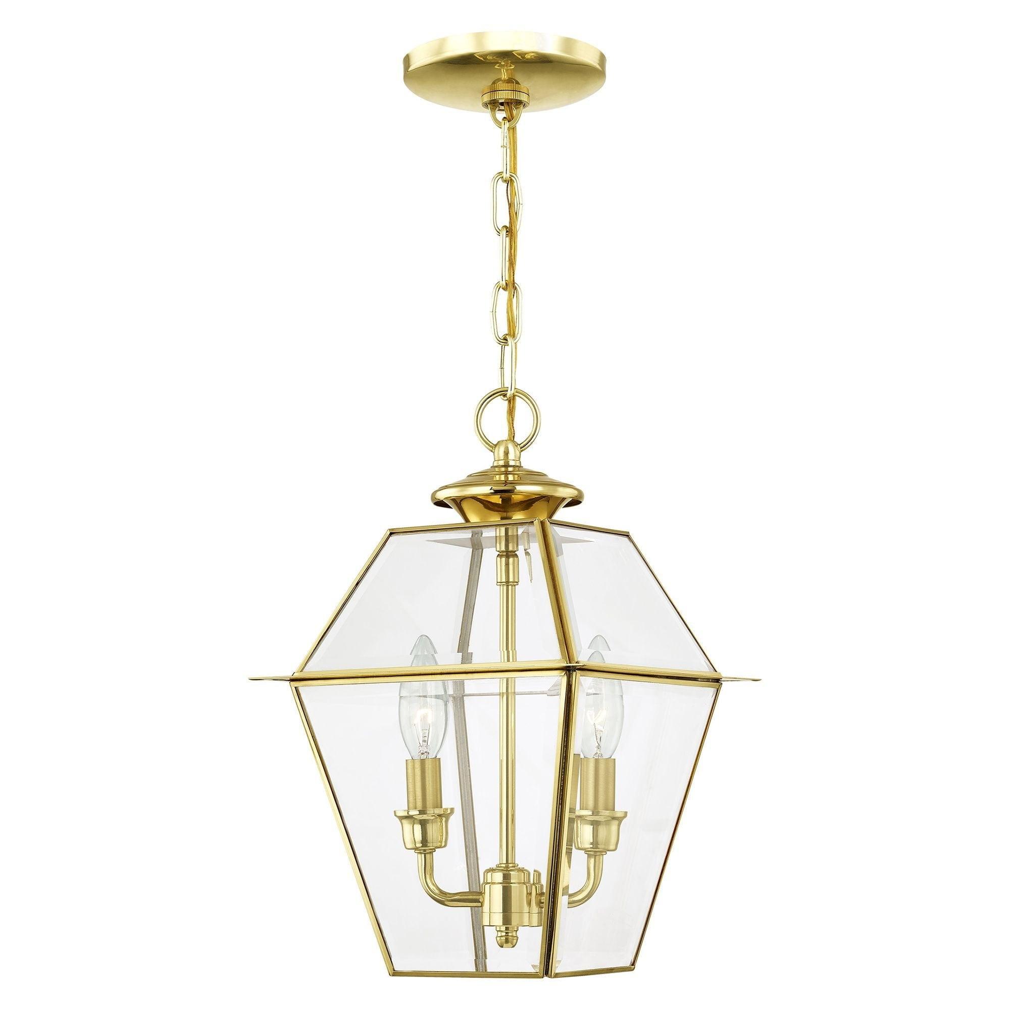 Livex Lighting Westover 2 - Light Pendant in  Polished Brass