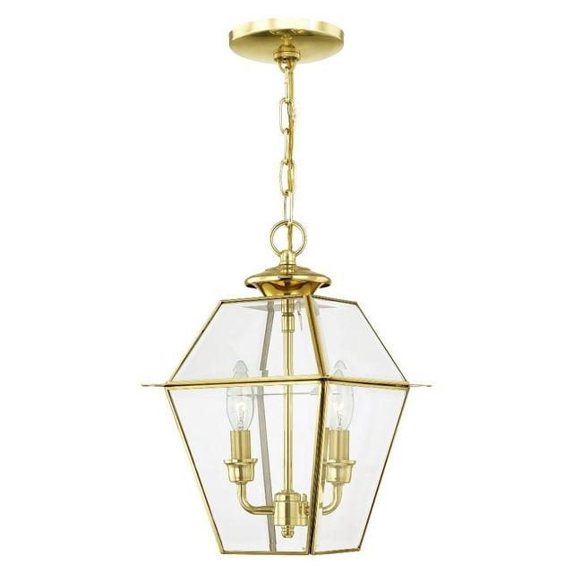 Livex Lighting Westover 2 - Light Pendant in  Polished Brass